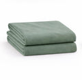 Micro Fiber Flat Sheet - Olive Green