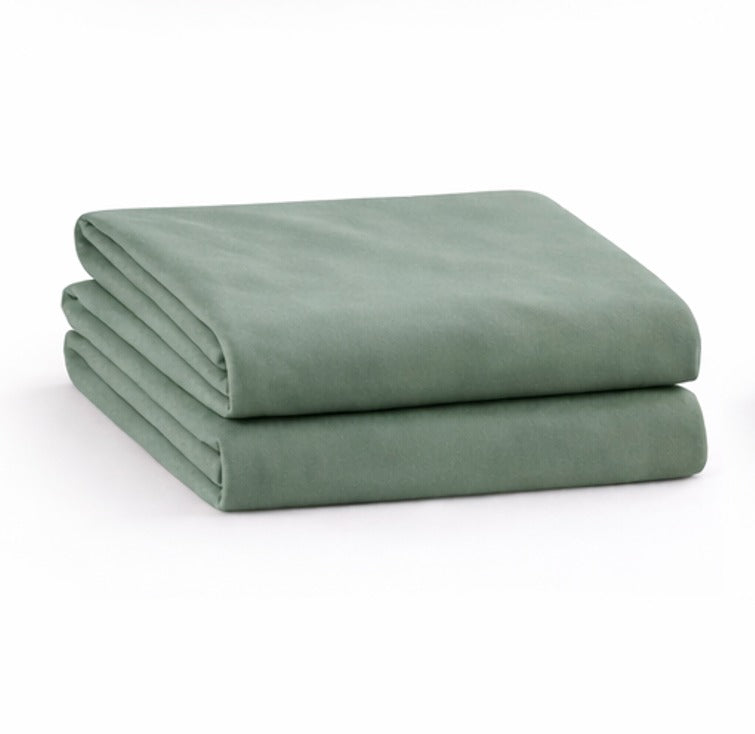 Micro Fiber Flat Sheet - Olive Green