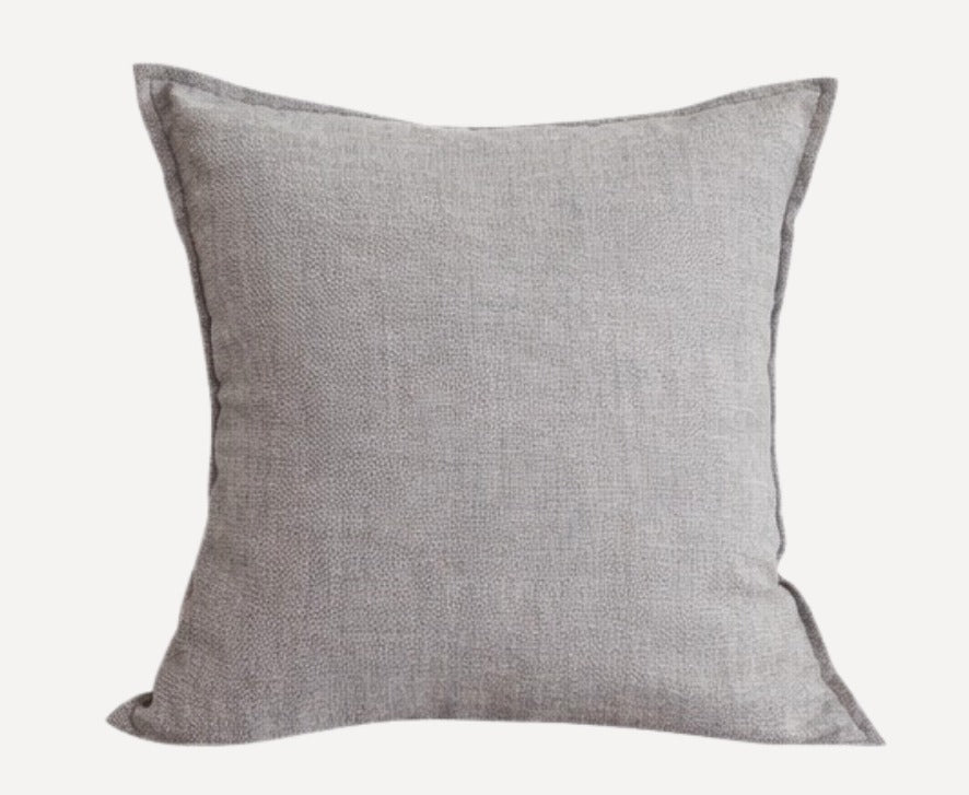 Textured Tweed Scatter Cushion - Stone