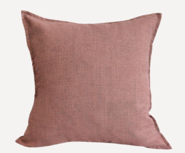Textured Tweed Scatter Cushion - Blush Pink
