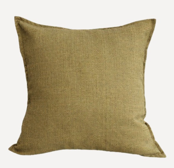 Textured Tweed Scatter Cushion - Gold