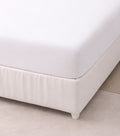 Poly cotton Fitted Sheet 144TC - White