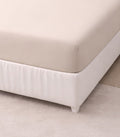 Poly cotton Fitted Sheet 144TC - Natural Stone