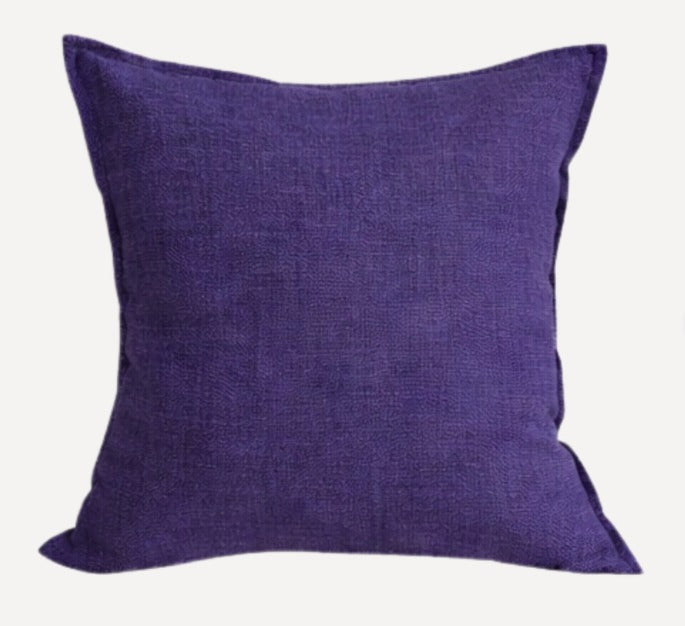 Textured Tweed Scatter Cushion - Royal Blue