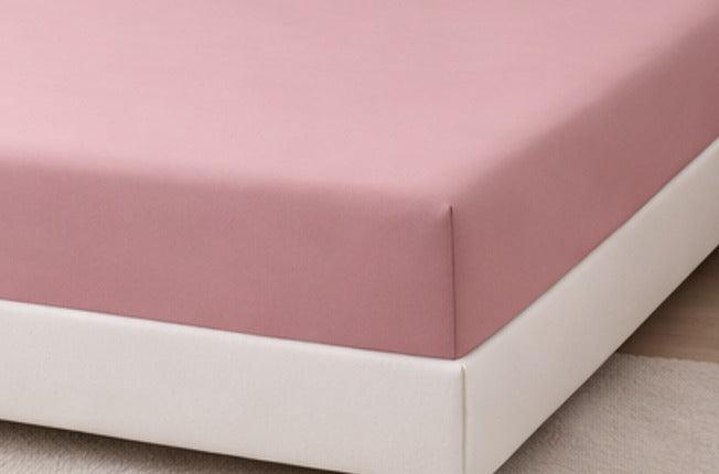 Micro Fiber Fitted Sheet - Dusty Pink