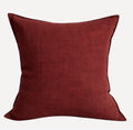 Textured Tweed Scatter Cushion - Hot Sauce