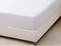 Micro Fiber Fitted Sheet - White
