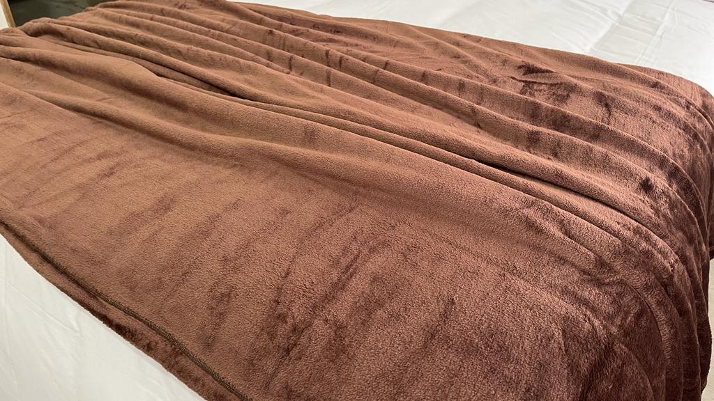 Blanket Throw  - Coffee