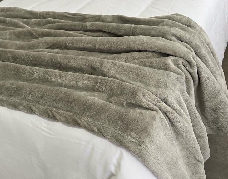Blanket Throw  - Silver Grey
