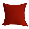 Textured Tweed Scatter Cushion - Red