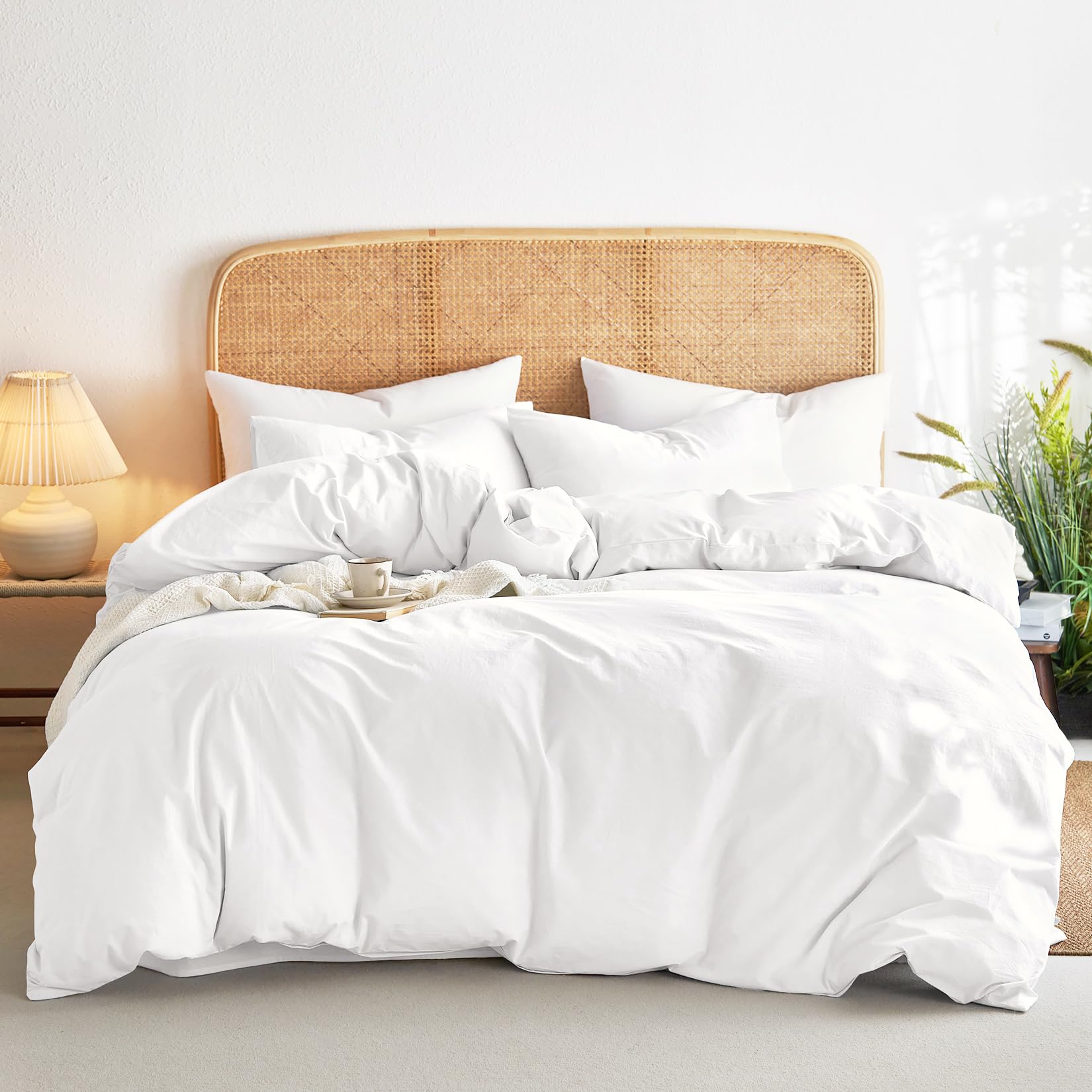 100% Cotton 200TC - White