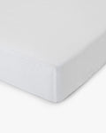 100% Cotton 200TC Fitted Sheet - White