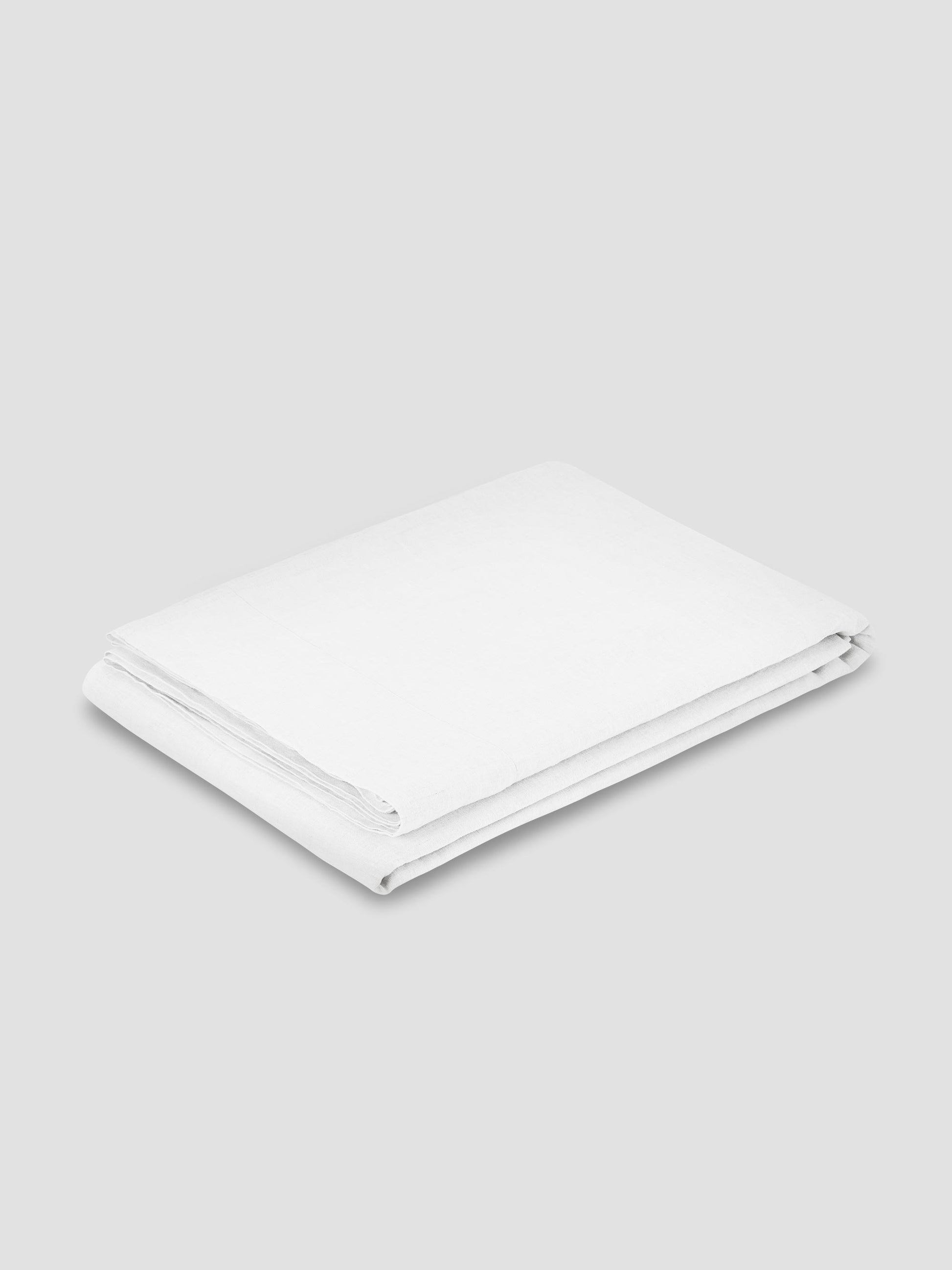 100% Cotton 200TC Flat Sheet - Only White