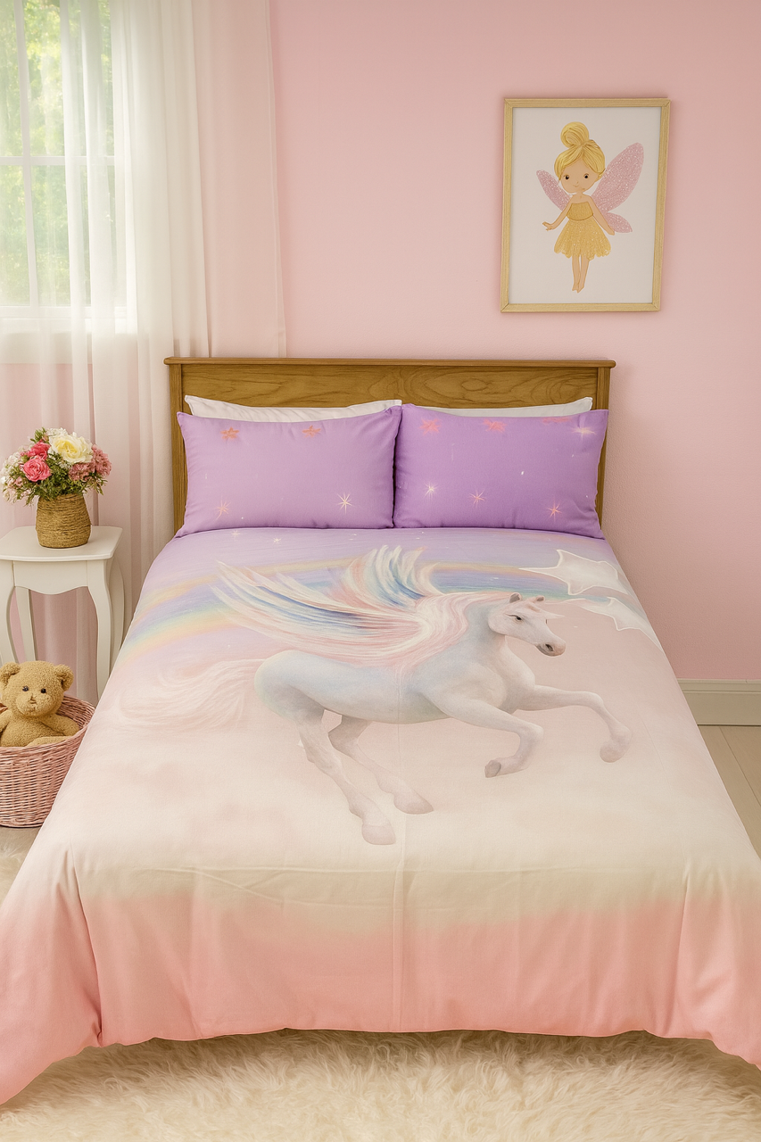 Polycotton Flying Horse