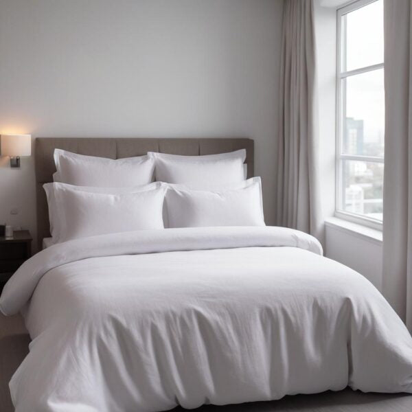 Hotel Polycotton 200TC Oxford - White