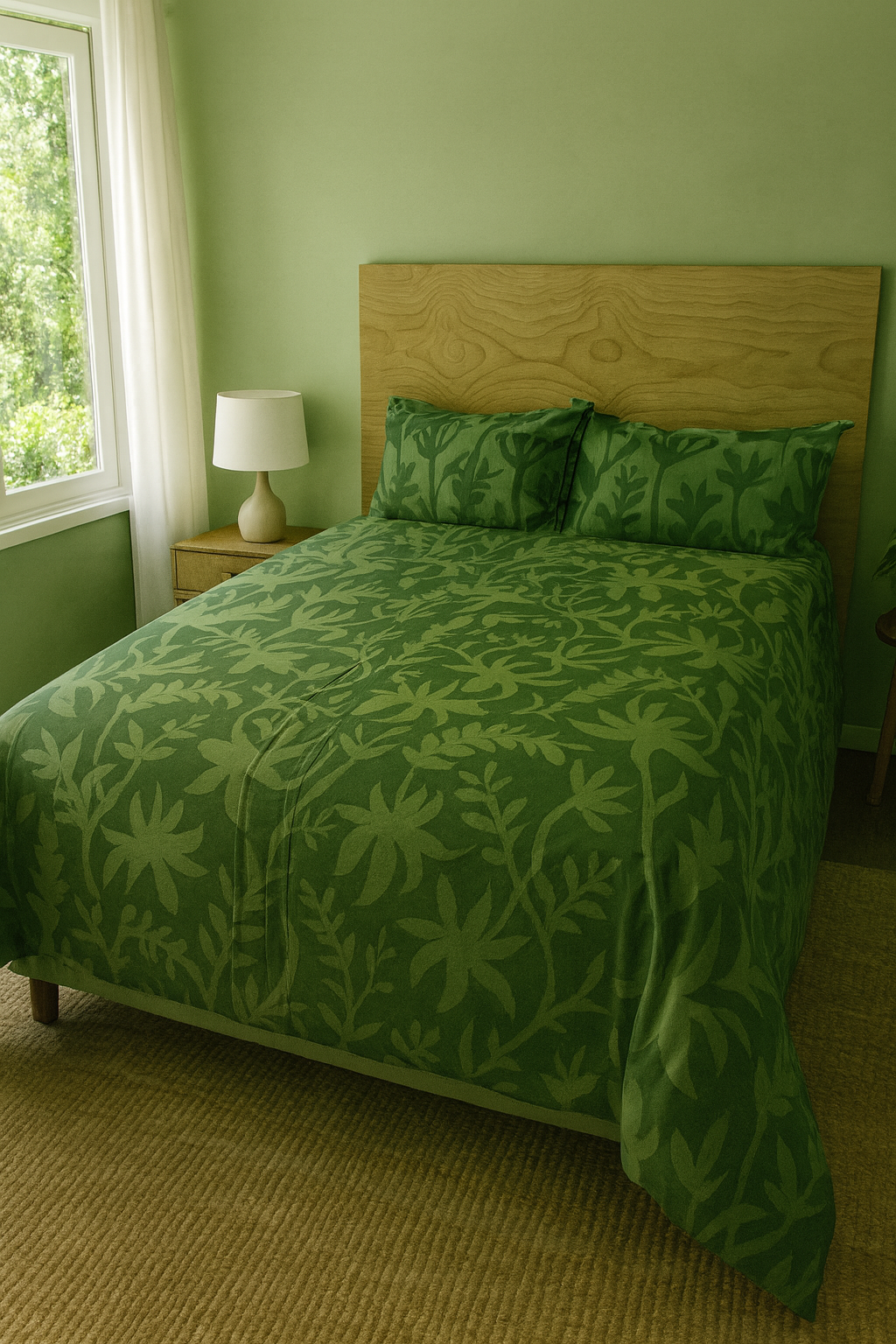 Polycotton Uvongo Green