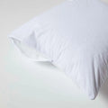 Waterproof toweling pillowcase protector  - White