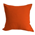 Textured Tweed Scatter Cushion - orange
