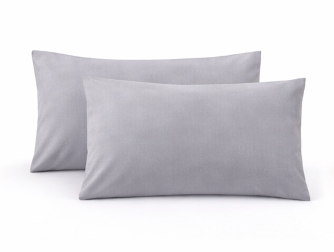 Micro Fiber 2PK Pillowcase - Grey