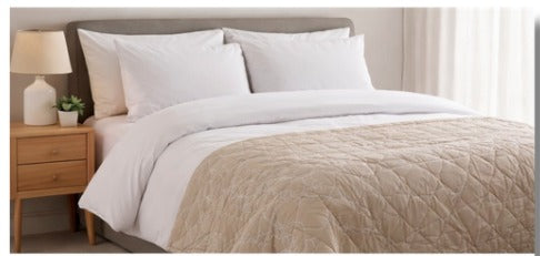Quilt - Floral Natural