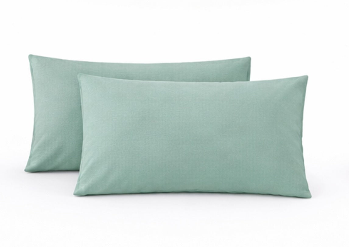 Micro Fiber 2PK Pillowcase - Seafoam