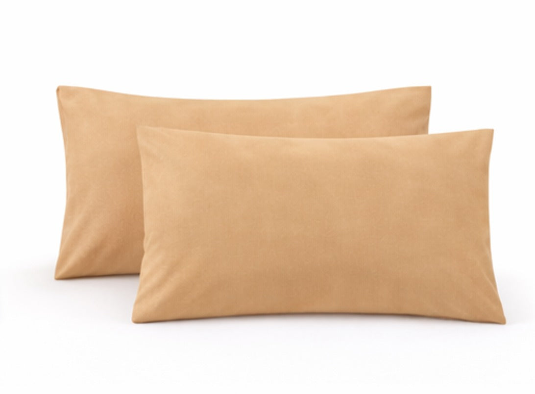 Micro Fiber 2PK Pillowcase - Ochre