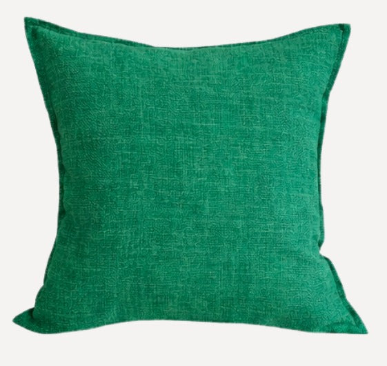 Textured Tweed Scatter Cushion - Emerald