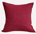 Textured Tweed Scatter Cushion - Maroon